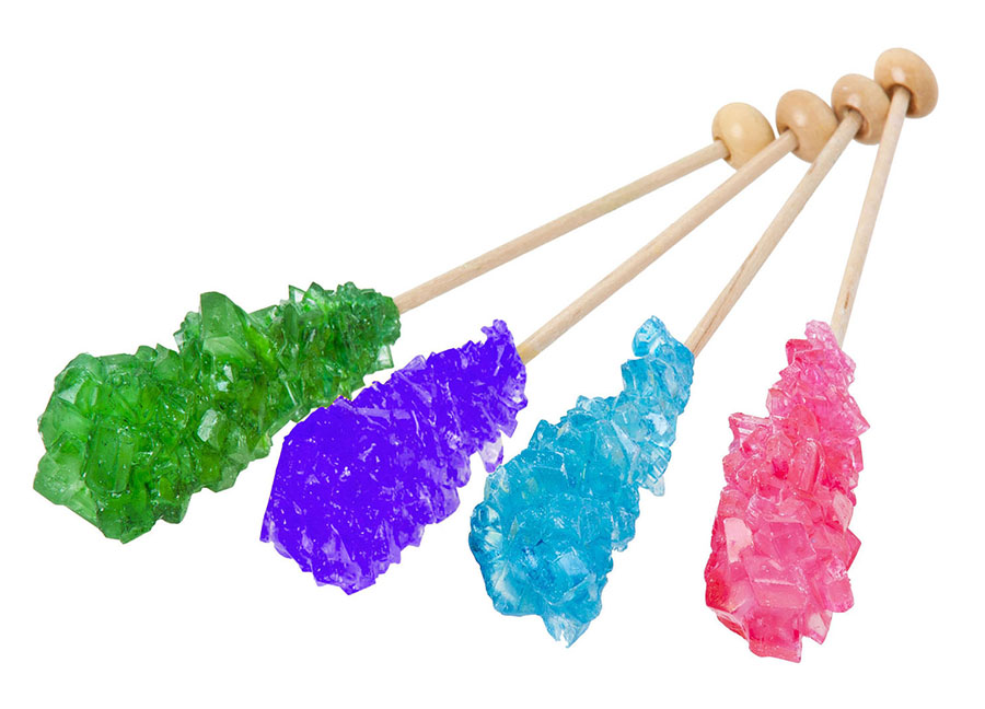 how images of rock candy at home