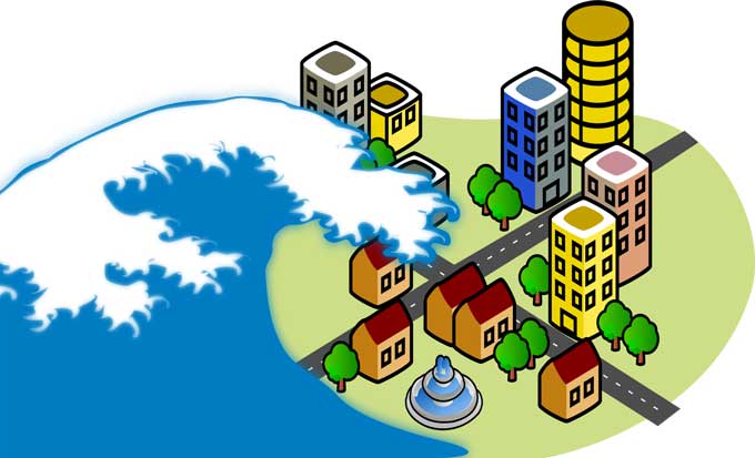 tsunamis clipart