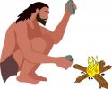 caveman-making-fire-with-stones