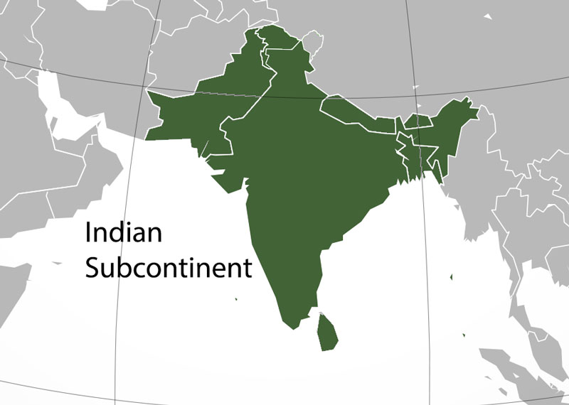 Indian-Subcontinent-Map